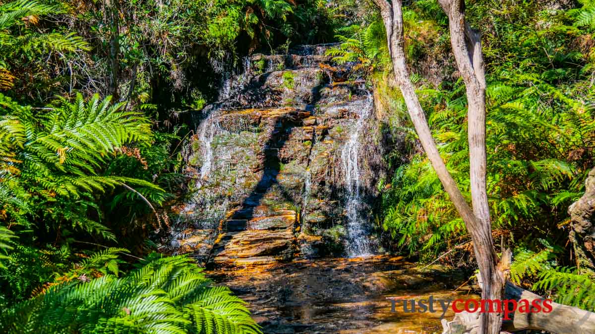 A slice of the falls - Wentworth Falls - Blue Mountains